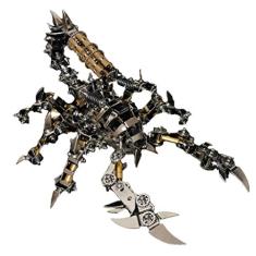 Imagem de Montado Quebra-cabeça de escorpião mecânico quebra-cabeças 400 peças quebra-cabeças 3D para adultos com kits de modelos de ferramentas de quebra-cabeça Engraçado