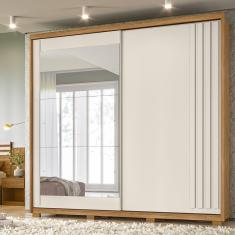 Imagem de Guarda Roupa Moval Dhara 2 Portas Deslizantes Com 3 Espelhos