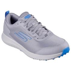 Imagem de Skechers Max Fairway 4 Tênis de golfe masculino leve sem pontas, Cinza/azul, 45