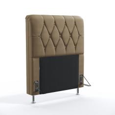 Imagem de Cabeceira Sirius 90 Solteiro Sued Capuccino Aradecor