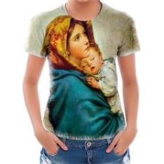 Imagem de Camiseta Feminina Nossa Senhora Mãe Rainha