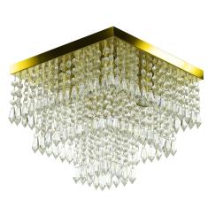 Imagem de Lustre De Cristal Acrilico Sweetcrillic 30X30  Gold