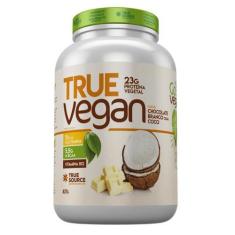 Imagem de Proteína Vegana True Vegan Chocolate Branco Com Coco 837G True Source