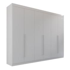 Imagem de Guarda Roupa Casal 100% Mdf 6 Portas 6 Gavetas Itália Neve