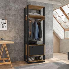 Imagem de Closet Guarda Roupa Aberto Armario Multiuso Com Porta Titan