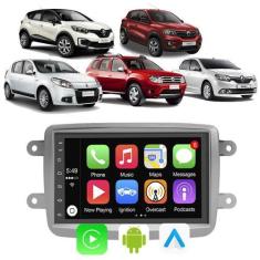 Imagem de Kit Multimidia Carplay/Android-Auto Renault Sandero Kwid Captur Logan 