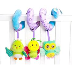 Imagem de  Baby Activity Spiral Pelúcia Carrinho de Bebê Brinquedo, Brinquedos de Berço com Be