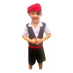 Imagem de Fantasia Roupa Infantil Pirata Luxo Com Tap Olho 2 A 10 Anos - SGB Mod