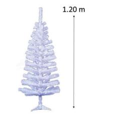 Imagem de Árvore de Natal Branca Com 120 Galhos 120cm - RIO MASTER