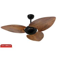 Imagem de Ventilador De Teto Volare Preto Office Dunamis Imbuia 110V