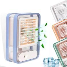 Imagem de Ventilador Silencioso Umidificador LED 3 Veloc. 1500mAh
