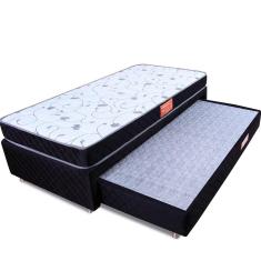 Imagem de Colchão Solteirão D33 + Cama Box Colchão Auxiliar Bicama De Espuma 97x203x51cm - bf Colchões