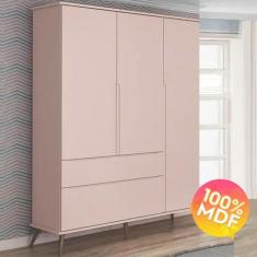 Imagem de Guarda Roupa Infantil Com 3 Portas 2 Gavetas Corrediças Telescópicas R