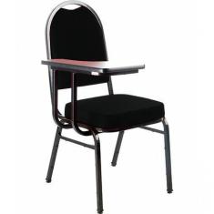 Imagem de Cadeira Universitária Para Auditório Linha Hotel Preto