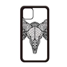 Imagem de Capa com desenho de animal de antílope de chifres longos para iPhone 12 Pro Max para Apple Mini Mobile Case