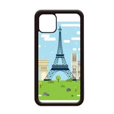 Imagem de Capa para iPhone 12 Pro Max Ilustração da Torre Eiffel para Apple Mini Mobile Case Shell