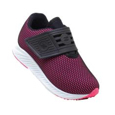 Imagem de Tênis Infantil Calce Fácil Branco Preto Pink Zeuz 55CX-I-Feminino
