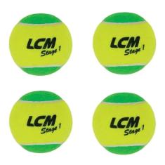 Imagem de Kit Bola de Tênis Stage 1 LCM com 4 Unidades