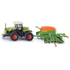 Imagem de Miniatura Trator Com Semeador Agrícola Escala 1/87 Siku, Verde