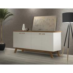 Imagem de Buffet Atlanta Off White/Madeira - Tebarrot