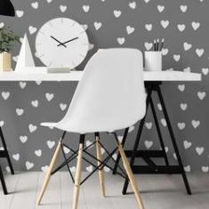 Imagem de Papel de Parede Adesivo Jovem Coração N02025 Rolo de 0,58x3,00M