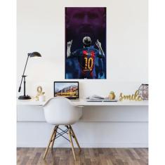 Imagem de Adesivo Parede Barcelona Messi tamanho 45cm x 67cm