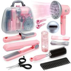 Imagem de Hair Salon Playset Toy Choi's para meninas com secador de cabelo e tes