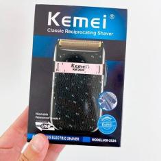Imagem de Barbeador Maquina De Barbear Kemei Shaver Km 2024 Recarregável - HIGA