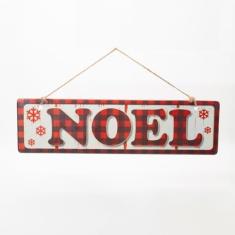 Imagem de Placa De Natal Papai Noel Decorativa Enfeite Melamina 40cm