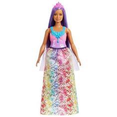 Imagem de Boneca Barbie Princesas Cabelo Roxo - Mattel