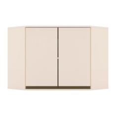 Imagem de Armário Aéreo P/ Cozinha Canto Oblíquo Connect C/ 2 Portas 80cm Off White - Henn