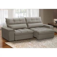 Imagem de Sofa 3 Lugares Retratil E Reclinavel Ferguile Lotus - Castor