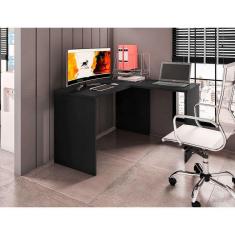 Imagem de Mesa Extensora Para Escritório Gávea Moveis Leão Preto Black