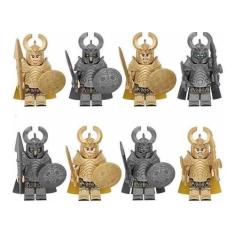 Imagem de Bonecos Blocos De Montar Guerreiros De Asgard Bersekers Thor - Mega Bl