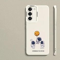 Imagem de Capa para Samsung Galaxy S22 S21 S20 S 22 Ultra Plus S20 FE S22Ultra S22Plus S20FE Capa fofa para telefone Space Astronaut, W, FlewAway, para Samsung S20