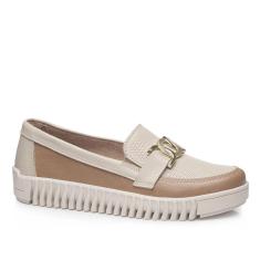 Imagem de Tênis Pegada Feminino em Couro Caramelo 210514-02-Feminino