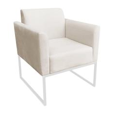 Imagem de Poltrona Marisa Suede Bege