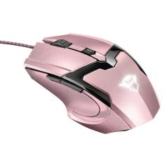 Imagem de Mouse Gamer 4800 DPI com Fio Precisão para Jogos DPI Ajustável 6 Botões Trust GXT 101P GAV Pink