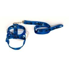 Imagem de Conjunto Guia Com Peitoral 25 Mm Ul Tamanho 3 (46cm-51cm) - Nica Pet