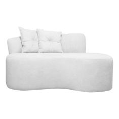 Imagem de Sofá Orgânico Plaza 2 Lugares 145cm Linho Bouclê Cinza SOFA STORE