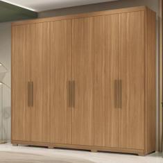 Imagem de Guarda Roupa Casal 6 Portas E 3 Gavetas Sumatra Amêndola Touch Amêndola Touch