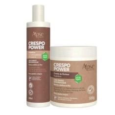 Imagem de Kit Apse Gelatina e Creme de Pentear Crespo Power Vegano - Apse Cosmet