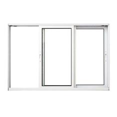 Imagem de Janela de Alumínio Correr 100x150cm 3 Folhas Magnum Atlantica Branca