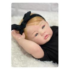 Imagem de Bebê Reborn Realista Beatriz, Feita À Mão - Mundo Azul E Rosa