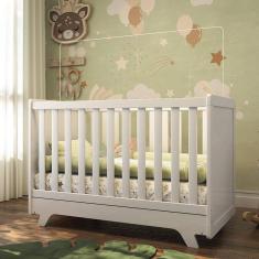 Imagem de Berço Mini Cama Retrô Móveis Peroba Branco Brilho