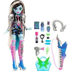 Imagem de Boneca Monster High animada Frankie Stein Rockstar