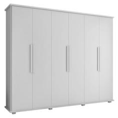 Imagem de Guarda-Roupa Casal 6 Portas 4 Gavetas Canadá Branco  Rv Móveis