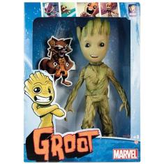 Imagem de Boneco Groot Bebê Guardians of the Galaxy MARVEL 50cm ARTICULADO Brinquedo Infantil Para Crianças +3 Anos