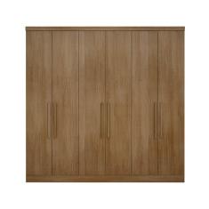 Imagem de Modulo de Casal Safira para Guarda Roupa em MDF com 6 Portas e 6 Gavetas Clic Moveis