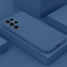 Imagem de Capa de silicone líquido para Samsung Galaxy S22 S21 Ultra S20 S10 Plus FE A73 A72 A53 A52 A71 A51 A31 A33 A32 4G 5G capa de telefone, azul, para Galaxy A53 5G